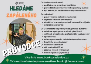 Hledáme průvodce do bunkru