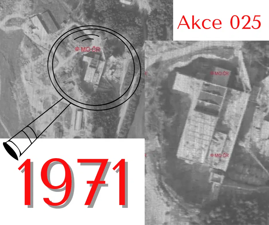 Aerial Photos 1971 History of the site or a bird's eye view of the bunker