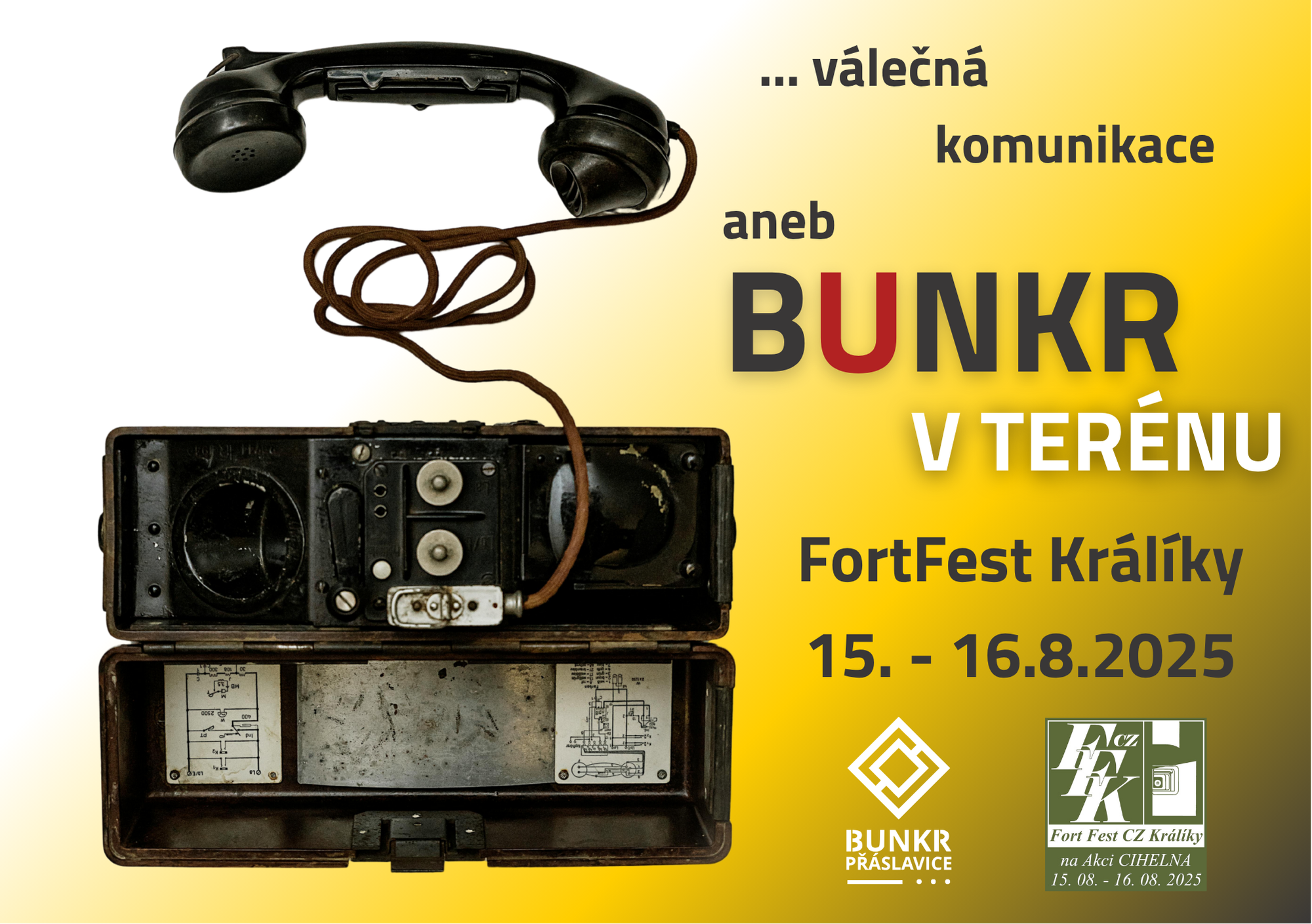 FortFest Králíky_2025 Noc vědců v bunkru Přáslavice