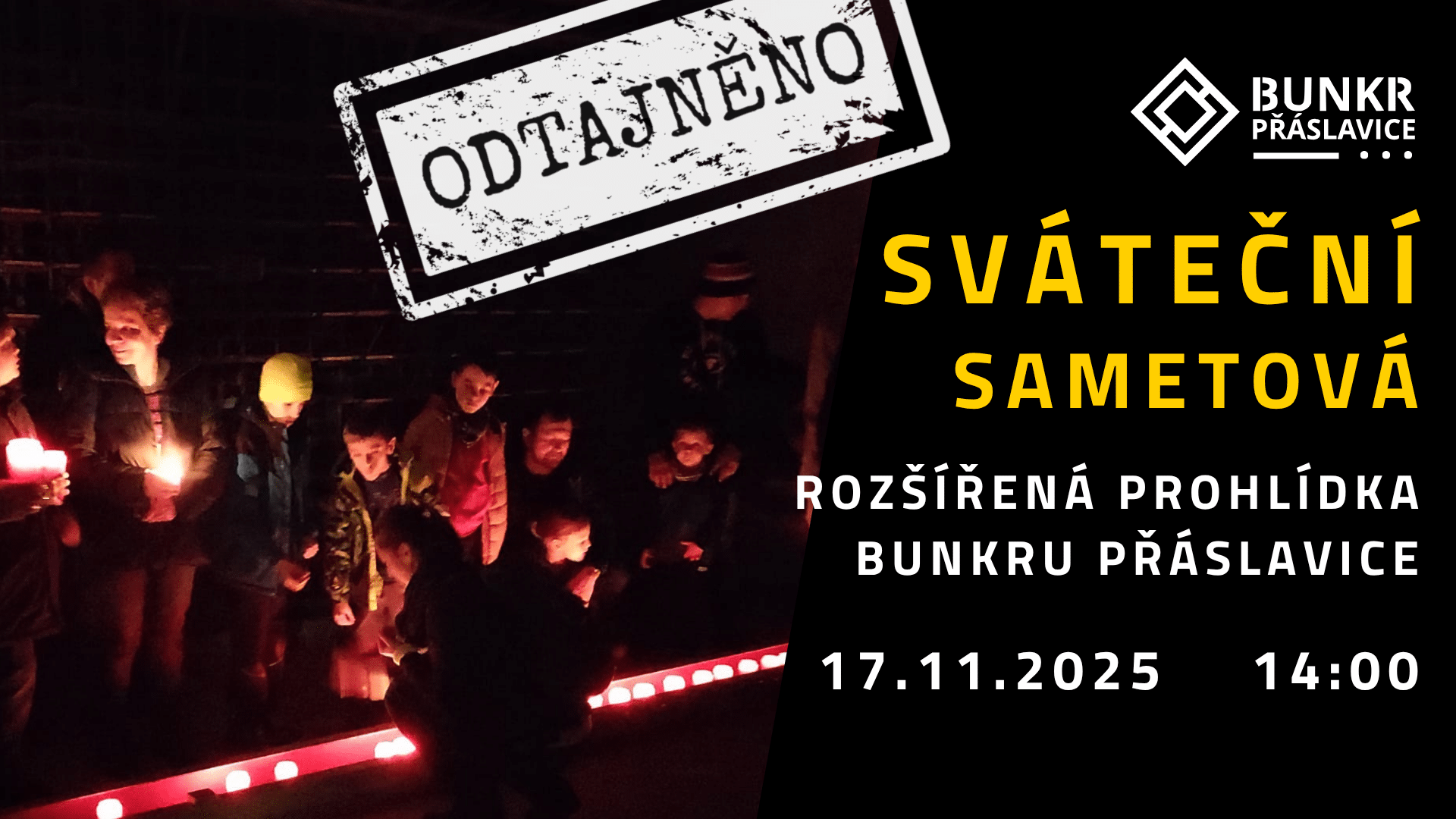 Noc vědců v bunkru Přáslavice