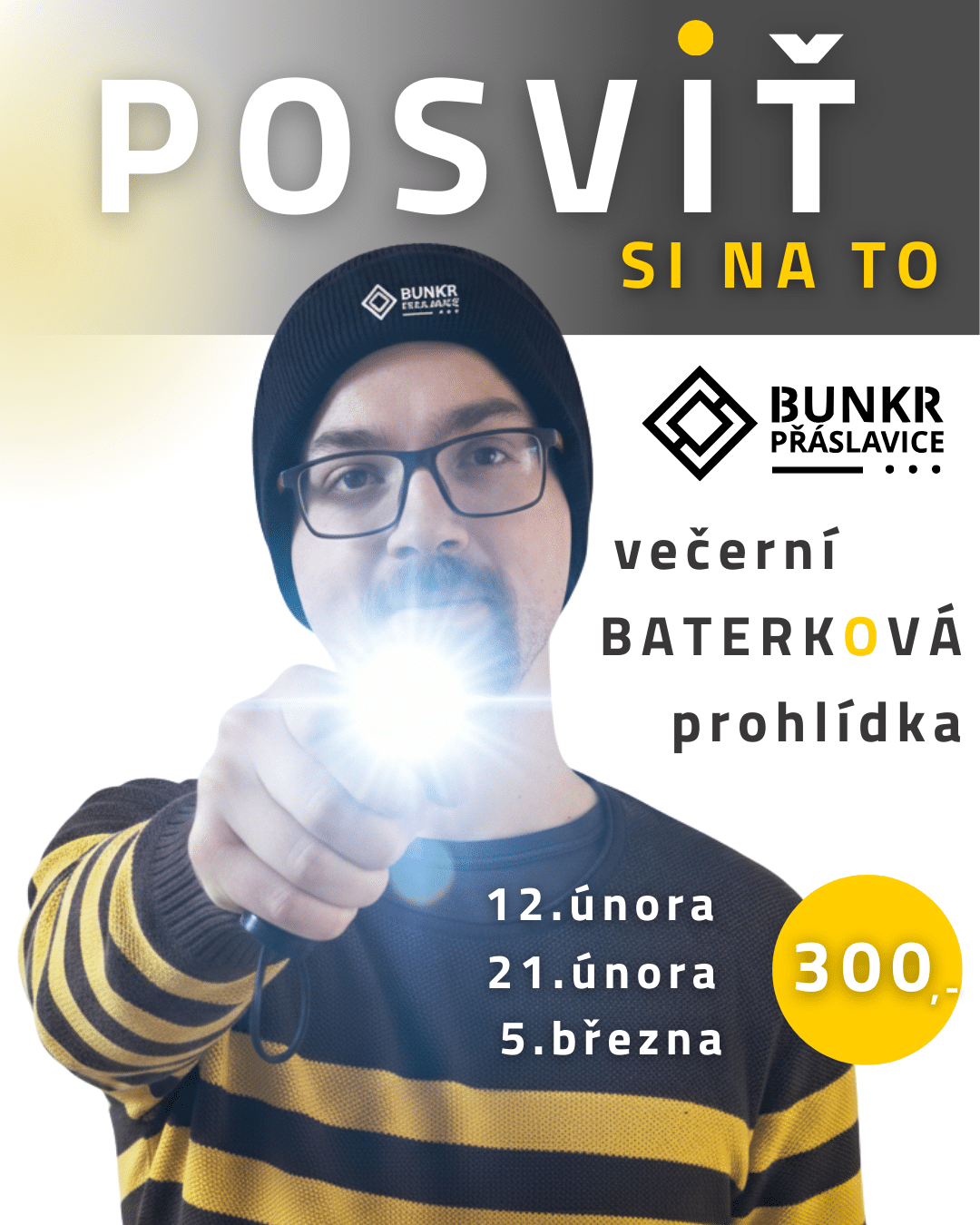 Noc vědců v bunkru Přáslavice